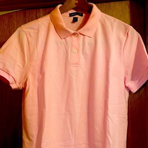 NWT preppy pink Lands Polo